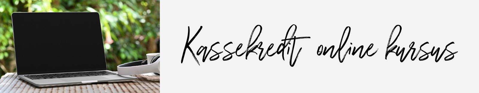 Kassekredit online kursus - Kend Dine Penge